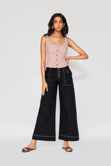 Erika Wide Leg Denim Pants