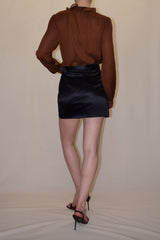 Ashley Wrap Mini Skirt
