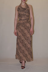 Jolene Cowl Halter Dress