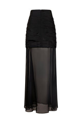 Paulina Chiffon Sheer Skirt