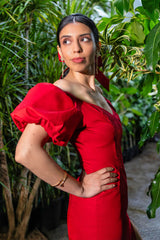 Gabriela Cotton Midi Dress