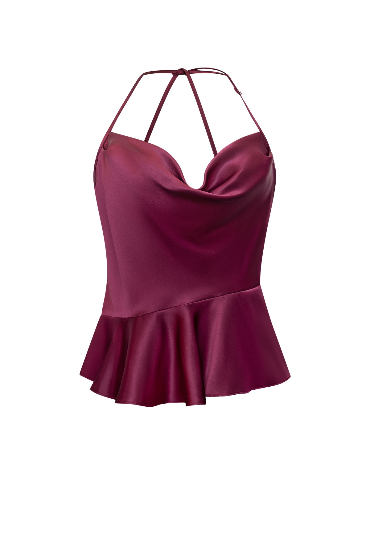 Twiggy Halter Silk Top – Cindy Castro New York, LLC