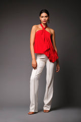 Juliana Halter Silk top