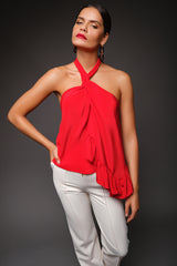 Juliana Halter Silk top