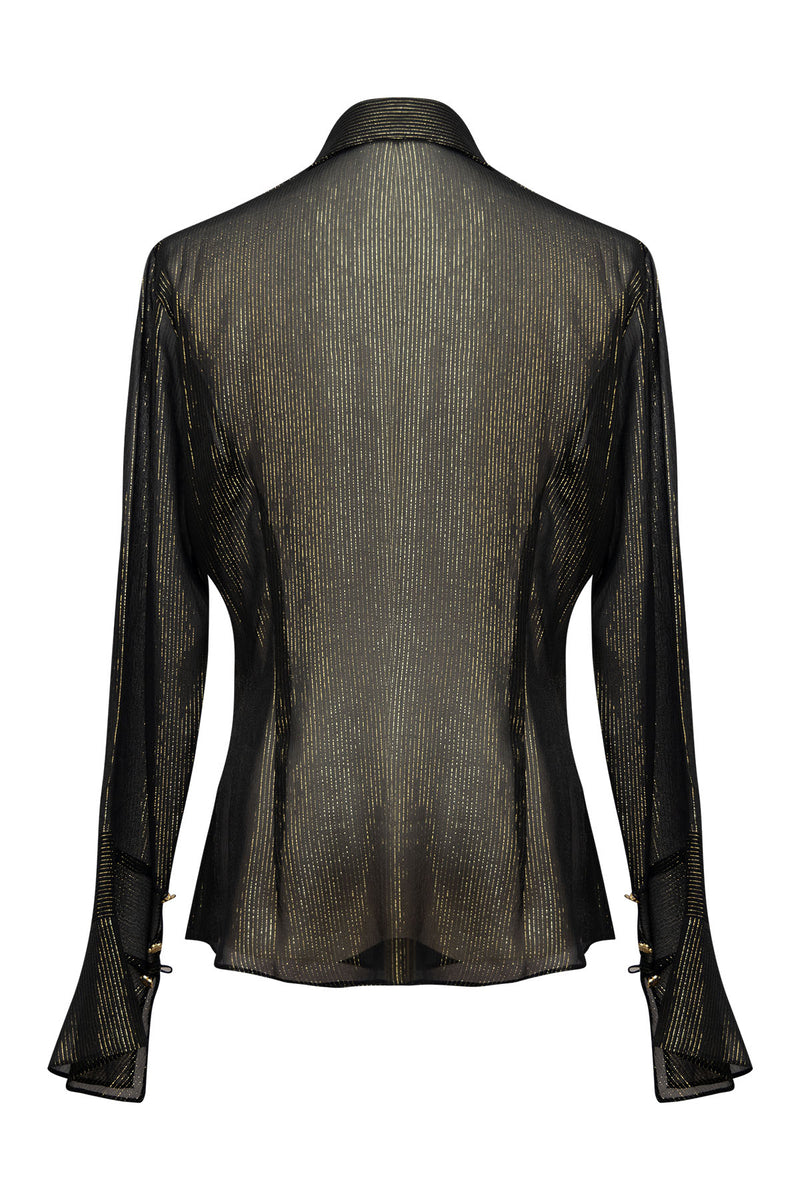 ANITA SILK LUREX SHIRT