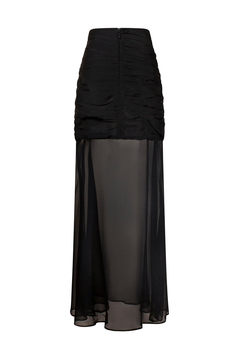 Paulina Chiffon Sheer Skirt